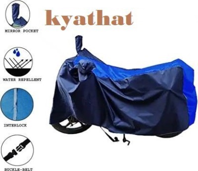 kyathat Two Wheeler Cover for Universal For Bike(Pulsar 150 DTS-i, Blue)