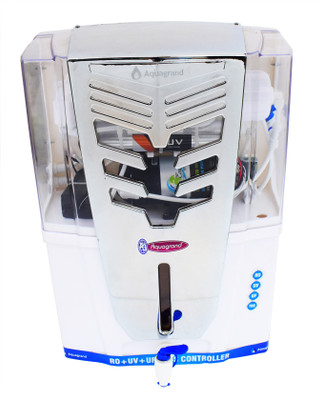 Aquagrand Crown Hanu Model RO + UV + UF + Tds Controller 15 L RO + UV + UF + TDS Water Purifier (White)