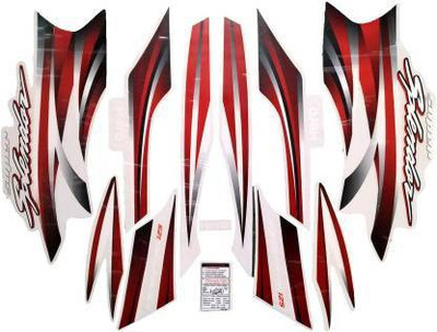 BR BULL Sticker & Decal for Bike(Multicolor)