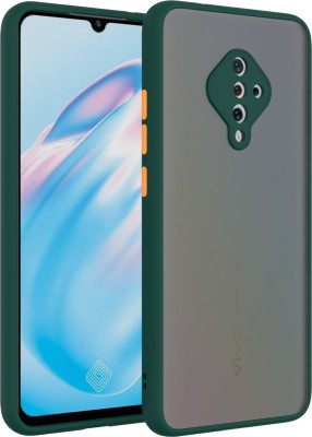 Express Buy Book Cover for VIVO S1 Pro(Green, Dual Protection, Pack of: 1)