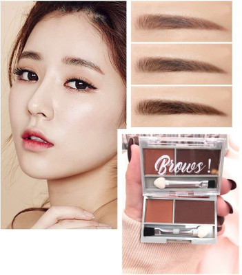 REIMICHI Dual Eyebrow Powder Cake Cream Palette Eyebrow Make Up Palette 3.6 g(MULTI COLOR)