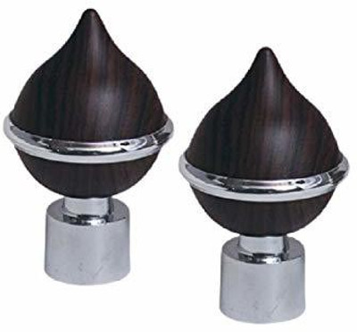 Rab Silver, Brown Rod Rail Bracket(Pack of 2)