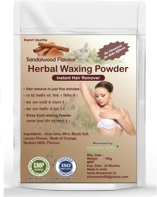 SHREE EXIM Sandalwood Instant Hair Remover Painless Waxing Powder Wax(100 g)