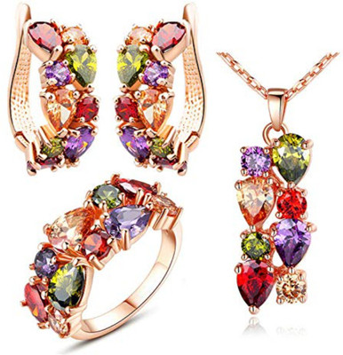 YouBella Alloy Multicolor Jewellery Set(Pack of 1)