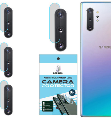 BERRIES Back Camera Lens Glass Protector for SAMSUNG GALAXY NOTE 10 [Unbreakable Polycarbonate Material](Pack of: 4)