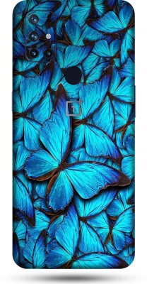 OggyBaba Mi Redmi Y1 Mobile Skin(Sky Blue Butterfly Skin Matte Finish)