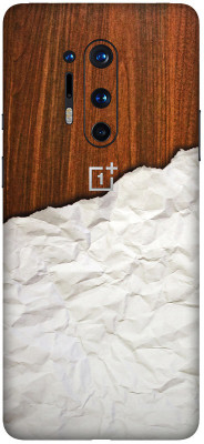 Vcare GadGets OnePlus 8 Pro Mobile Skin(Brown,White)