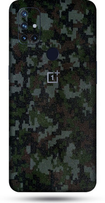 OggyBaba one+nord n10 Mobile Skin(Charcoal Black Camouflage Skin Matte Finish)
