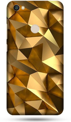 OggyBaba Mi Redmi Y1 Mobile Skin(Golden Polygon Skin Matte Finish)