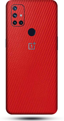 OggyBaba one+nord n10 Mobile Skin(Charming Red Carbon Fibre Skin Matte Finish)