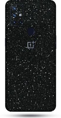 OggyBaba one+nord n10 Mobile Skin(Coal Black Glitter Skin Matte Finish)