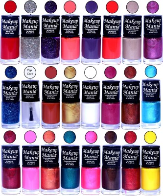 Makeup Mania Exclusive Nail Polish Set of 24 Pcs. MM-NP-89-94 Multicolor(Pack of 24)