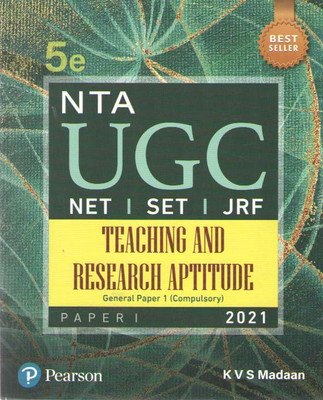Nta Ugc Net Set Jrf Teaching And Research Aptitude Paper 1 (5th Edition,2021)(Paperback, Bengali, K V S MADAN)