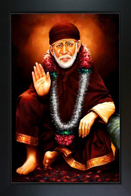 RV SALES sai baba photo frame Religious Frame