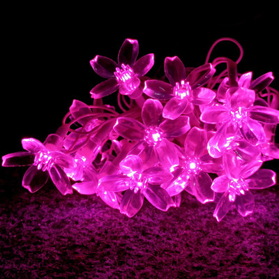 Meneon 20 LEDs 4 m Pink Steady Flower Rice Lights(Pack of 1)