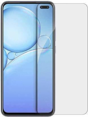 Litekart Edge To Edge Tempered Glass for VIVO V19 Matte Finish Gaming Screen Guard Full Screen Coverage Except Edges(Pack of 1)
