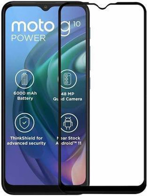 NEXZONE Edge To Edge Tempered Glass for MOTOROLA G10 POWER(Pack of 1)