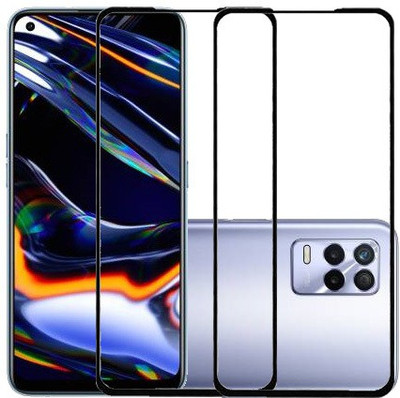 AARERED Edge To Edge Tempered Glass for Realme 8S, Realme 8S 5G(Pack of 2)