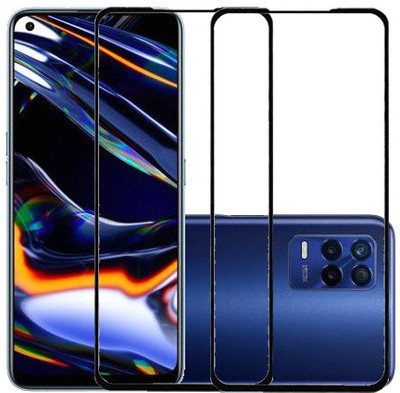 AARERED Edge To Edge Tempered Glass for Realme 8S, Realme 8S 5G(Pack of 2)