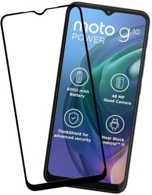 NEXZONE Edge To Edge Tempered Glass for MOTOROLA G10 POWER(Pack of 1)