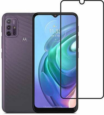 XRENGTH Edge To Edge Tempered Glass for MOTOROLA G10 POWER(Pack of 1)