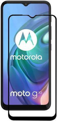 XRENGTH Edge To Edge Tempered Glass for MOTOROLA G10 POWER(Pack of 1)