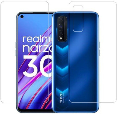 ECMERED Front and Back Screen Guard for Realme Narzo 30 (4G)(Pack of 1)