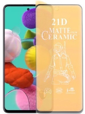 Bigil Nano Glass for Samsung Galaxy A51, (Premium Matte Edge To Edge Full Glue With Camera Cut)(Pack of 1)