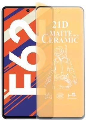 Bigil Nano Glass for Samsung Galaxy F62, (Premium Matte Edge To Edge Full Glue With Camera Cut)(Pack of 1)