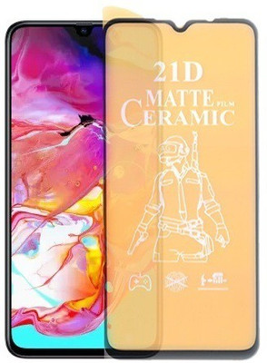 Bigil Nano Glass for Samsung Galaxy A70, (Premium Matte Edge To Edge Full Glue With Camera Cut)(Pack of 1)