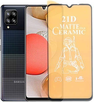 Mersal Nano Glass for Samsung Galaxy M42, (Premium Matte Edge To Edge Full Glue With Camera Cut)(Pack of 1)