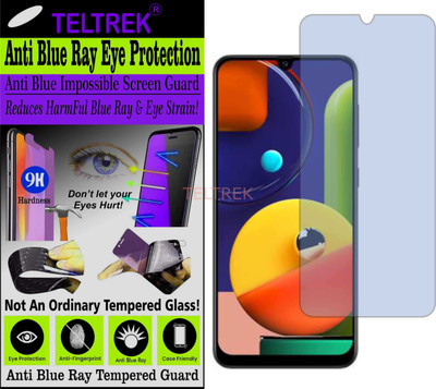 TELTREK Tempered Glass Guard for SAMSUNG GALAXY A70 S (Impossible UV AntiBlue Light)(Pack of 1)