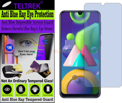 TELTREK Tempered Glass Guard for SAMSUNG GALAXY M21 (Impossible UV AntiBlue Light)(Pack of 1)