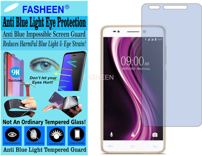 Fasheen Tempered Glass Guard for LAVA X81 GOLD VOLTE (Impossible UV AntiBlue Light)(Pack of 1)