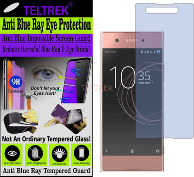 TELTREK Tempered Glass Guard for SONY XPERIA XA1 DUAL (Impossible UV AntiBlue Light)(Pack of 1)
