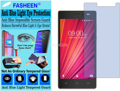 Fasheen Tempered Glass Guard for LAVA X17 4G (Impossible UV AntiBlue Light)(Pack of 1)