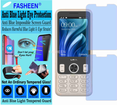 Fasheen Tempered Glass Guard for LAVA A9 (Impossible UV AntiBlue Light)(Pack of 1)