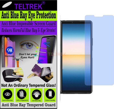 TELTREK Tempered Glass Guard for SONY 10 III SOG04 (Impossible UV AntiBlue Light)(Pack of 1)