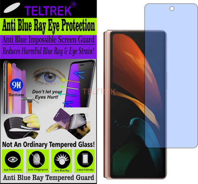 TELTREK Tempered Glass Guard for SAMSUNG GALAXY FOLD 2 (Impossible UV AntiBlue Light)(Pack of 1)