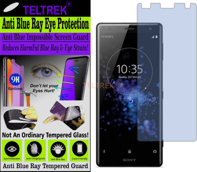 TELTREK Tempered Glass Guard for SONY XZ2 (Impossible UV AntiBlue Light)(Pack of 1)
