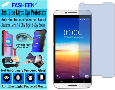 Fasheen Tempered Glass Guard for LAVA A67 4GB (Impossible UV AntiBlue Light)(Pack of 1)
