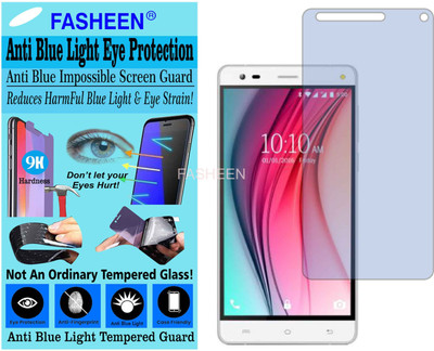Fasheen Tempered Glass Guard for LAVA V5 (Impossible UV AntiBlue Light)(Pack of 1)