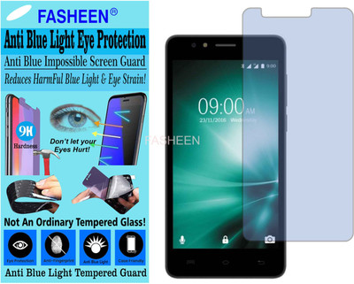 Fasheen Tempered Glass Guard for LAVA A73 8GB (Impossible UV AntiBlue Light)(Pack of 1)