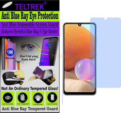TELTREK Tempered Glass Guard for SAMSUNG GALAXY A32 4G (Impossible UV AntiBlue Light)(Pack of 1)