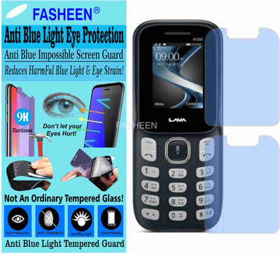 Fasheen Tempered Glass Guard for LAVA A1200 (Impossible UV AntiBlue Light)(Pack of 1)