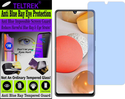 TELTREK Tempered Glass Guard for SAMSUNG GALAXY M42 5G (Impossible UV AntiBlue Light)(Pack of 1)