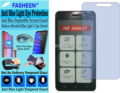 Fasheen Tempered Glass Guard for KARBONN K9 SMART (Impossible UV AntiBlue Light)(Pack of 1)