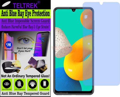 TELTREK Tempered Glass Guard for SAMSUNG M32 (Impossible UV AntiBlue Light)(Pack of 1)