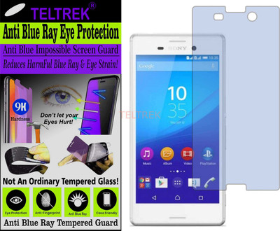 TELTREK Tempered Glass Guard for SONY M4 AQUA DUAL (Impossible UV AntiBlue Light)(Pack of 1)