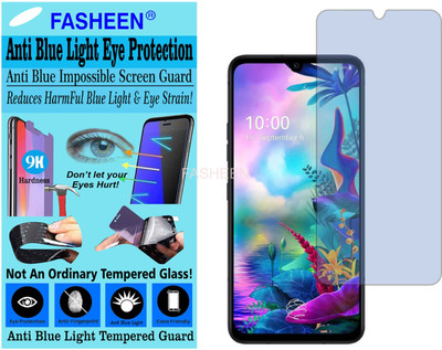 Fasheen Tempered Glass Guard for LG G8X (Impossible UV AntiBlue Light)(Pack of 1)